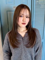 マスカリ(muscali)&nbsp;星華,小顔,姫カットレイヤー,マロンベージュ