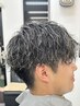 (バチイケパーマ)メンズカット＋ツイストパーマ￥12000