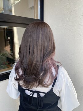 ヌックヘアー(nook hair) インナーフェミニティピンクアッシュ×ルーセントセピア