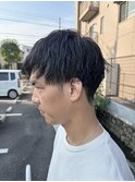 メッシュキャップハイライト×シルバーベージュ