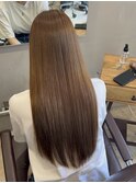 髪質改善×ベージュカラー