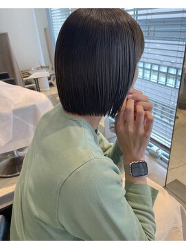 ヘアーエスクールシーユー 枚方T-SITE店(hair S.COEUR×Cu) ストボブ