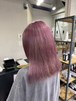 アジールヘア 所沢プロペ通り店(agir hair)&nbsp;◎大人可愛いホワイトピンク×小顔レイヤー韓国風所沢