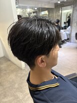 オーシャントーキョー ホワイト 原宿(OCEAN TOKYO WHITE)&nbsp;黒髪刈り上げニュアンスセンターパート