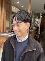 テイ(tei)&nbsp;センターパート/ナチュラルマッシュ/メンズパーマ