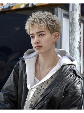 メンズサロン ゴールド 名古屋(GOALD) アップバングツイストスパイラルスパイキーショート