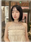 オリーブグレー髪質改善/黒髪/小顔/くすみベージュ/大宮駅