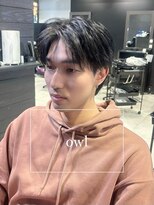 アウル 心斎橋(owl)&nbsp;曲がる縮毛矯正×韓国風センターパート×ヘッドスパ×men's