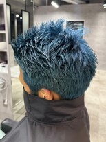 ルイス(L'wis)&nbsp;ターコイズブルーメンズショート渋谷学割ハイトーン