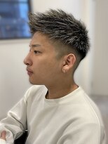 シアター 前橋(theater) 20代30代40代メンズアップバング☆ナチュラルフェードカット