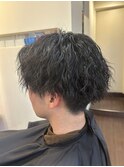 縦落ちメンズパーマ