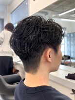 テンション(tension)&nbsp;メンズカットフェザーパーマニュアンスパーマ眉毛カット札幌大通
