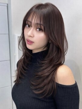 オニキス 原宿(ONYX) ブリーチなし透明感カラーグレージュケアカラーレイヤー