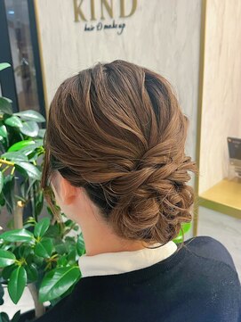 カインド 南青山(hair&make up KIND) ゆるふわシニヨン