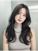 韓国レイヤーカット/顔まわりレイヤー/ミディアムレイヤー♪