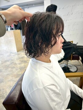 ジュベ(juve.) 大分ショートボブ顔まわりレイヤーカット髪質改善カラー