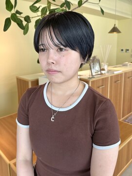 ロジェ(loje) 20代30代40代 ハンサムナチュラルショート/ダークブルーブラック