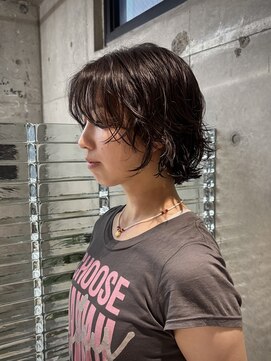 ラヴィズム 栄店(LUVISM) ミディアム/ボブ/レイヤー/顔周りレイヤー/パーマ/艶カラー