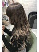 プルエクステ  大人かわいいモテ愛されハイライトグラデーション