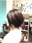 スタイリングが簡単ショートボブ!