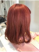 レッドオレンジボブ