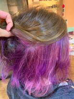 ビヨンドイー(beyond E)&nbsp;インナーカラーピンクバイオレット