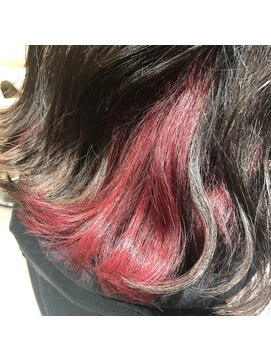 エムズアルカディア(M'Z ARCADIA) ★インナーカラー★ チェリーレッド