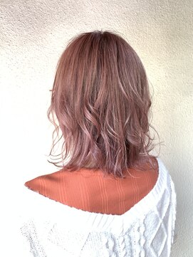 ネオリーブ クタ 町田店(Neolive kuta) ピンク系カラー/ミディアムヘア【町田】