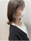 インナーカラー × ホワイトベージュ