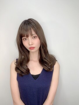 イーラ(era) 《era》ショコラベージュ 艶ツヤ フェミニン セミロング みわ