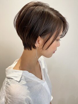 マイラ 銀座(myla) アッシュブルーの前下がりショート【Yamaki】