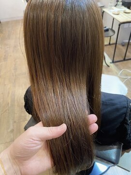 ロータス ヘアデザイン(LOTUS hair design.) ナチュラル縮毛矯正◎ロングスタイル【髪質改善】【前髪縮毛】