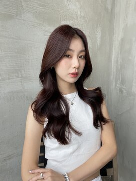 エースハバナ 渋谷(1 HAVANA) ヌーディーカラー/サラツヤロング/ふんわりミディアム/小顔ヘア