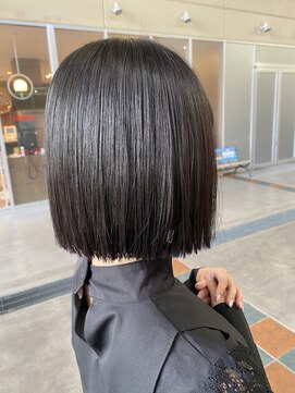 エイム ヘアメイク 横川店(eim HAIR MAKE) タッセルカット×ボブ