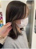 インナーカラー ブロンド