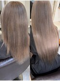【Before→After】エクステ/イルミナ/ミルクティーブラウン