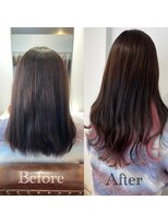 イニット 奈良新大宮(init.)&nbsp;20代 30代 40代 エクステ モテ髪 ラインカラー ハイライト