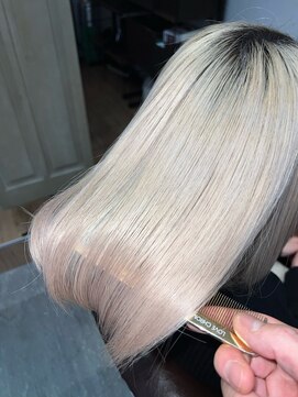 アディクト 東陽町西口(addict) ブリーチ毛でもできる髪質改善縮毛矯正＿ミディアム［東陽町］