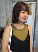 ボブパーマ　高校生 【福岡 パーマ デジタルパーマ 髪質改善】