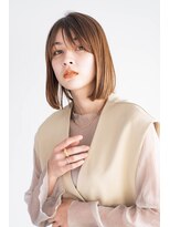 ベンジー 沖縄店(benji)&nbsp;大人可愛い20代30代40代ハイトーン丸みボブ◎　代々木上原