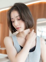 イオ 本厚木(io)&nbsp;韓国ボブ顔まわりレイヤーシアカラー似合わせカット小顔