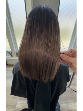 リット(Lit) 髪質改善トリートメント/ミルクティーベージュ