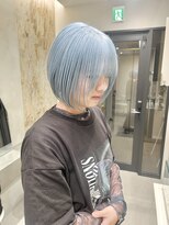 ソル 栄矢場町(SOL) ライトブルー/ブルーカラー/名古屋美容院