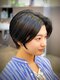 プレデフリュー 北白川本店(PUREE de FLEURS)の写真/ショートヘアはバランスが命☆髪質やクセを見極めたカットでお家でも再現しやすいスタイルをご提案♪