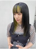 フェイスレイヤー×ライムグリーン