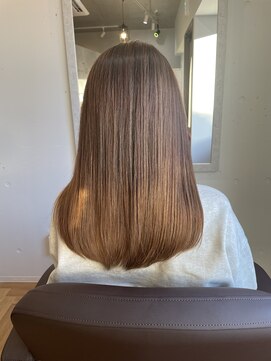 ユール(you'll) フォギーベージュサラサラストレート