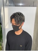 ホワイトメッシュ/ツイスト/ツイスパ/パーマ/メンズ/眉毛