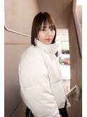 ロングスタイルからミニボブに!