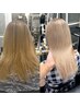 【梅雨対策】プレミアム美髪矯正+ハホニコ+カラー+カット/35000円→25500円