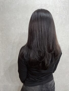 エイム(AiM) レイヤーカット×グレージュ